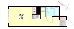 メゾンマークワン【3階】の間取り