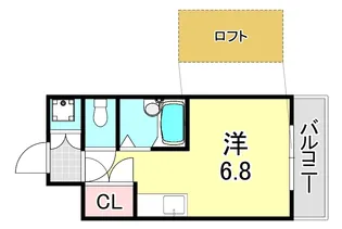 ヨーロピアンコンフォート【1階】の間取り