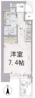 リンクス大阪城SOUTHレジデンス【7階】の間取り