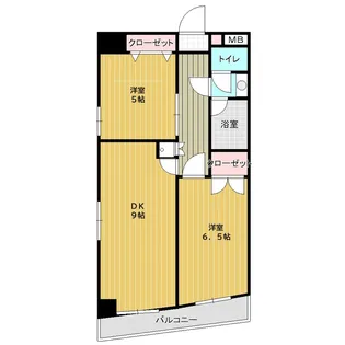 ラ・エスペランサ・レイ【2階】の間取り