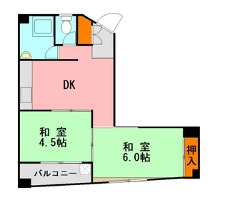 栄田ビル【6階】の間取り