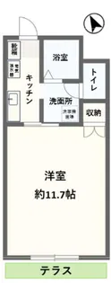 アビターレ王子公園【1階】の間取り