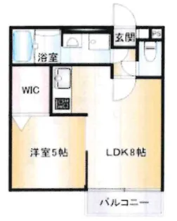 ALEGRIA姫島【2階】の間取り
