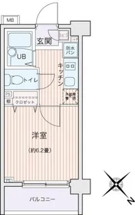 エコロジー都立大学レジデンス【2階】の間取り