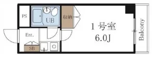 シャルムメゾン春日野道【1階】の間取り