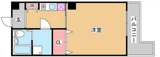 サンパレスとよふく【3階】の間取り
