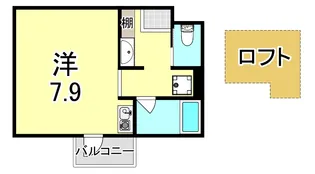 ヴィレッタ魚崎Ⅱ【1階】の間取り