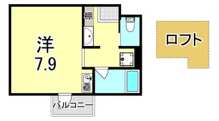 ヴィレッタ魚崎Ⅱ【1階】の間取り