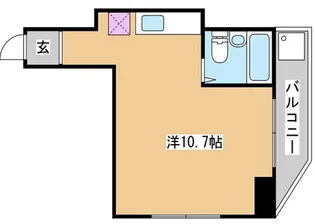 ヒューゲルハイツ【3階】の間取り