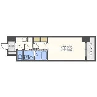 セイル淀屋橋【12階】の間取り