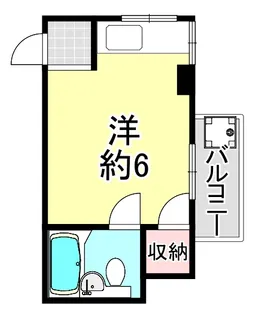 サニーハイツ森北【4階】の間取り