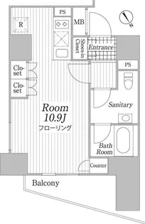 コートヒルズ広尾南 【12階】の間取り