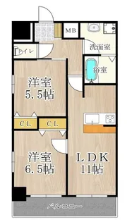 メゾン・デ・ノムラ島之内【8階】の間取り