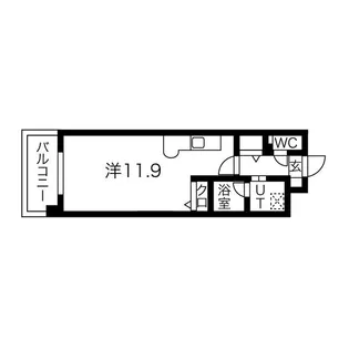 ビュークレスト南大橋【5階】の間取り