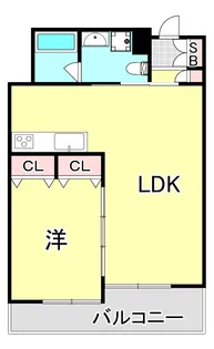 テラコート芦屋【4階】の間取り