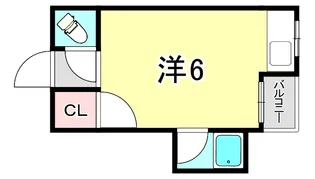高津サンハイツ【2階】の間取り
