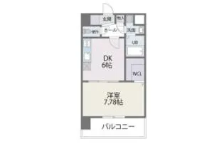 ビエラコート東比恵【4階】の間取り