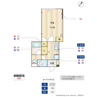 広尾フェリシタ【2階】の間取り