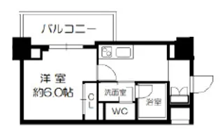 セルン新町【8階】の間取り