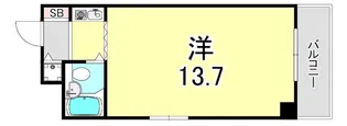 サンコート神戸【3階】の間取り