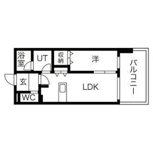 YAKUIN SQUARE【9階】の間取り