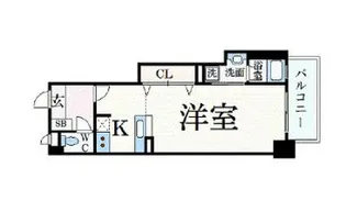 インぺリアル新神戸【4階】の間取り