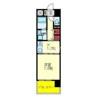 エトワール・フィクス【7階】の間取り