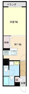 FUKUE BLD 松ヶ枝町【2階】の間取り