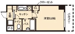 ドミール桜川Ⅱ【6階】の間取り