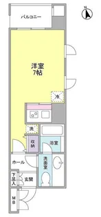 アサンブレ恵比寿【5階】の間取り