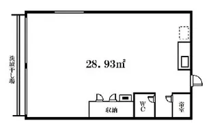 難波マンション【4階】の間取り