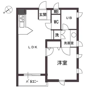 エルスタンザ中目黒【2階】の間取り