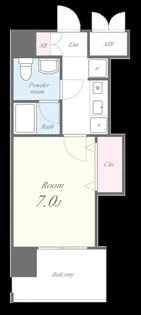 サンスクエア【3階】の間取り
