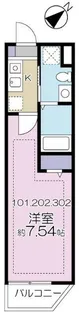 プラージュ白金台【1階】の間取り