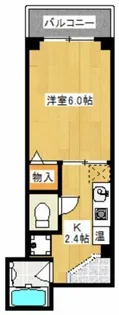 ディアコート神戸【6階】の間取り