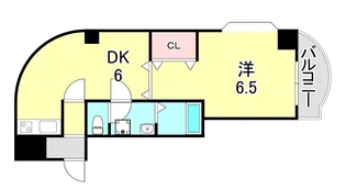 サンパレス21六甲Ⅲ【2階】の間取り