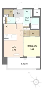 S-RESIDENCE博多駅東awesome【2階】の間取り