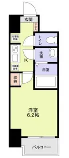 グランエクラ今宮戎【9階】の間取り