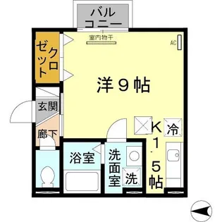 エスポワール【1階】の間取り