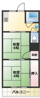ファミリーマンション【4階】の間取り