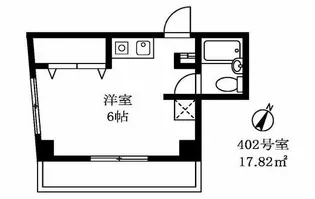 柳屋ビル【4階】の間取り