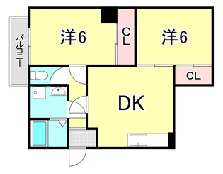 ロイヤル甲子園【3階】の間取り