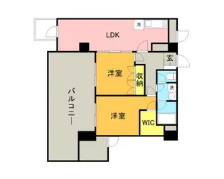 エクセランス・ド・天神【1階】の間取り