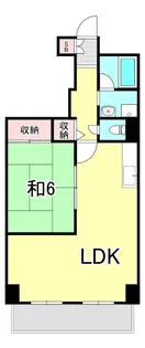 キャピタルハイツ姫里【2階】の間取り