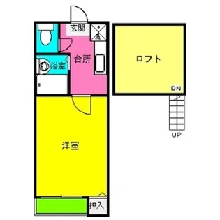 ベルチャーズ吉塚【1階】の間取り