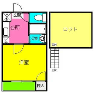 プリメーラ竹下【1階】の間取り
