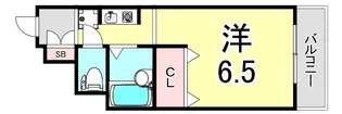 ハイツ北口【2階】の間取り