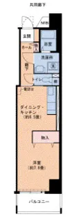 キャナルタウンウェスト11号棟【7階】の間取り