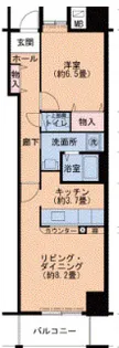 キャナルタウンウェスト5号棟【4階】の間取り