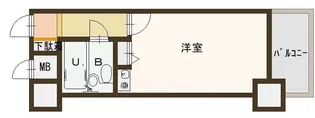 ニューブ神戸【2階】の間取り